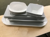 ASSORTED PORCELAIN TRAYS