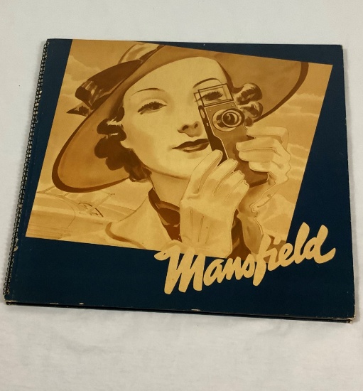 1940s Large Mansfield Dealer Advertising Book in orginal Box