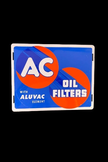 AC Delco Oil Filter Metal Sign
