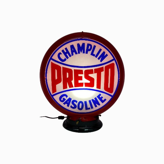 Champlin Presto Gasoline Pump Globe