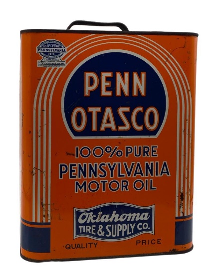 Early Penn OTASCO Orange 2 Gallon Can