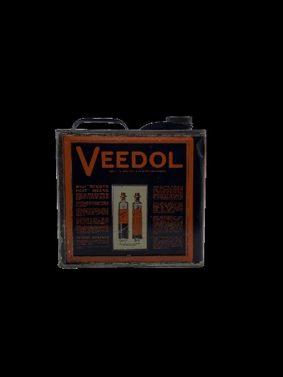 Early Veedol 1 Gallon Oil Can