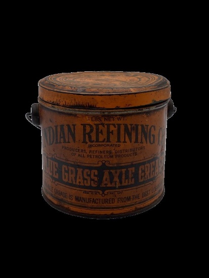 Early Indian Refining/Havoline 3lb Grease Can GRAPHIC