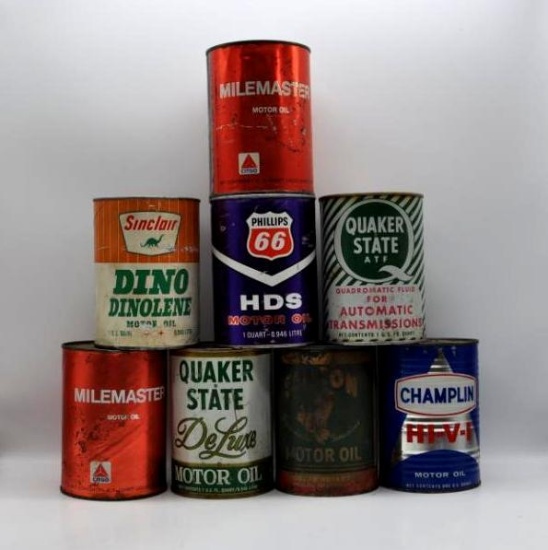 (8) Quart Oil Cans
