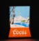 1960's Coors Winter Scene Lighted Sign
