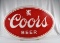1960's Oval Coors Lexan Sign Panel