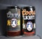 Coors and Coors Light Illuminated Beer Cans
