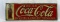 1923 Drink Coca-Cola Sign w/ Christmas Bottle