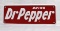 Drink Dr. Pepper Porcelain Machine Sign
