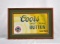 Coors Sweet Cream Butter Framed Sign Prohibition