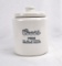 Coors Glazed Stoneware Malted Milk Cannister