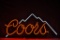 Large Coors Mountain Neon Sign