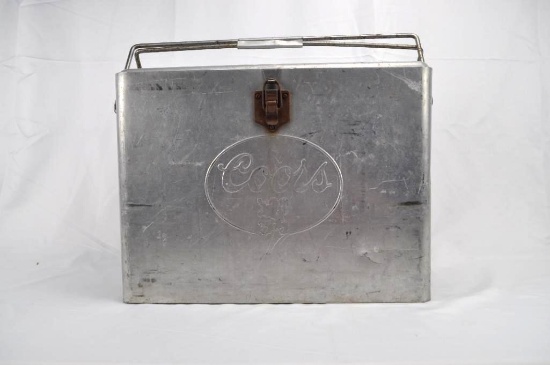 Rare Aluminum Coors Picnic Cooler