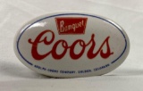 Oval Ceramic Coors Banquet Beer Tap....
