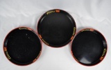 3 1930's Coors Beer Trays Export Lager