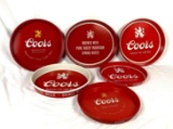 6 Different Coors Beer Trays