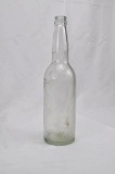 Early Pre-Prohibition 11? Hand Blown Clear Beer Bottle