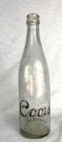 Early Coors Pre-Prohibition Clear Glass Bottle 10