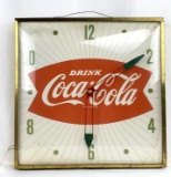 Drink Coca-Cola Electric Fishtail Clock