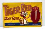 Tiger Root Beer Sign NOS Very Graphic