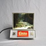 1970's Coors Counter Top Lighted Sign