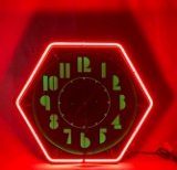 Art Deco Cleveland Neon Clock