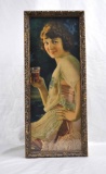 1924 Framed Coca-Cola Advertisement