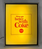 Things Go Better With Coke Illuminated Sign