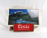 1960's Coors Lighted Sign w/Waterfall