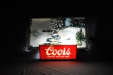 1960's Coors Waterfall Motion Lighted Sign