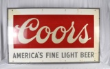 1962 Coors Metal Sign