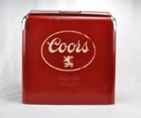 Red Coors Picnic Cooler w/ Griffin