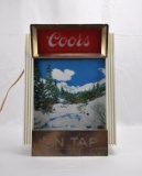 Coors Rocky Mountain Scene Lighted Sign 