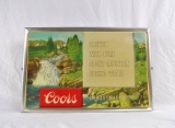 1960's Coors Motion Lighted Sign w/ Waterfall