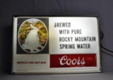 1960s Coors Motion Lighted Sign