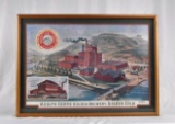 Framed 1873 Coors Factory Scene Print