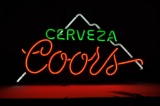 Coors Rocky Mountain Cerveza Neon Sign
