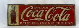 1923 Drink Coca-Cola Sign w/ Christmas Bottle