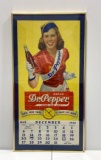 1942 Dr. Pepper WWII Calendar Featuring Peggy Pepper