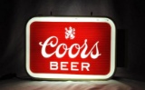 1960's Outdoor Lexan Lighted Sign SMALL VERSION