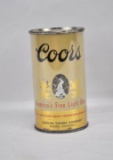 Coors Fine Light Beer Flat Top Can BLACK