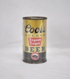 Coors Golden Export Lager Flat Top Can 