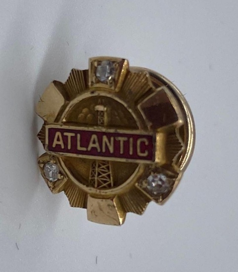 Atlantic Service Pin w/ 3 Diamonds