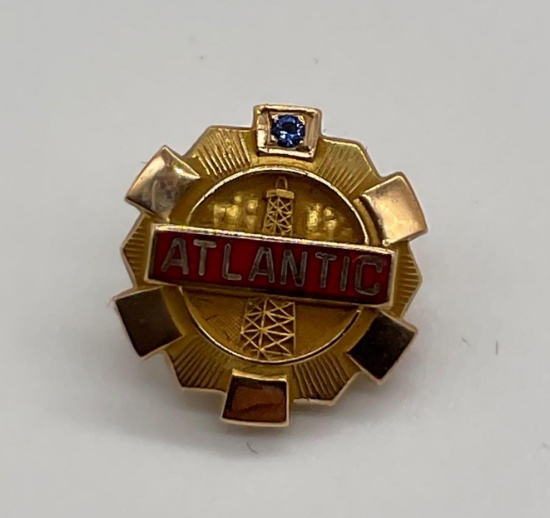 Atlantic Service Pin w/ Sapphire
