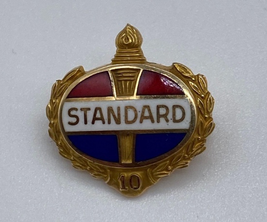 Standard 10 Year Service Pin