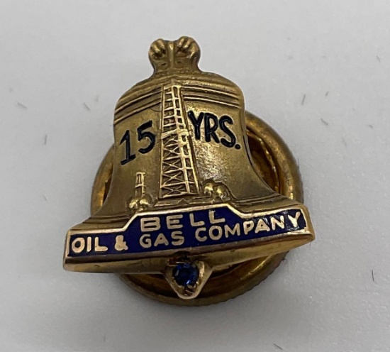 Bell Oil and Gas Co. 15 Year Service Pin