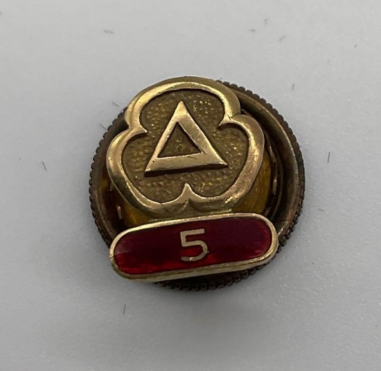 Cities Service 5 Year Service Pin