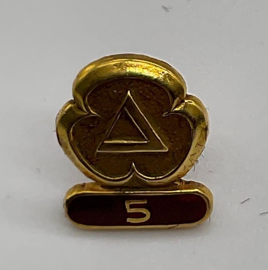Cities Service 5 Year Service Pin