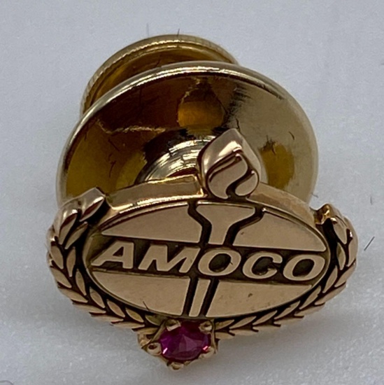 AMOCO Service Pin w/ Ruby