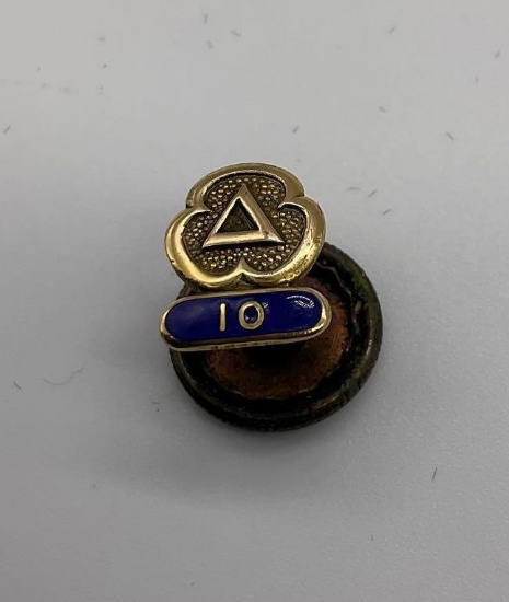 Cities Service 10 Year Service Pin